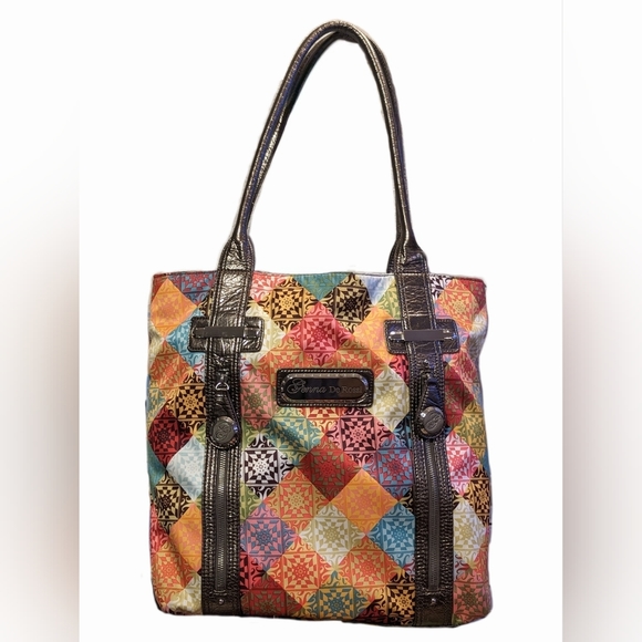 Jenna de Rossi - large multicolored purse - Picture 1 of 12